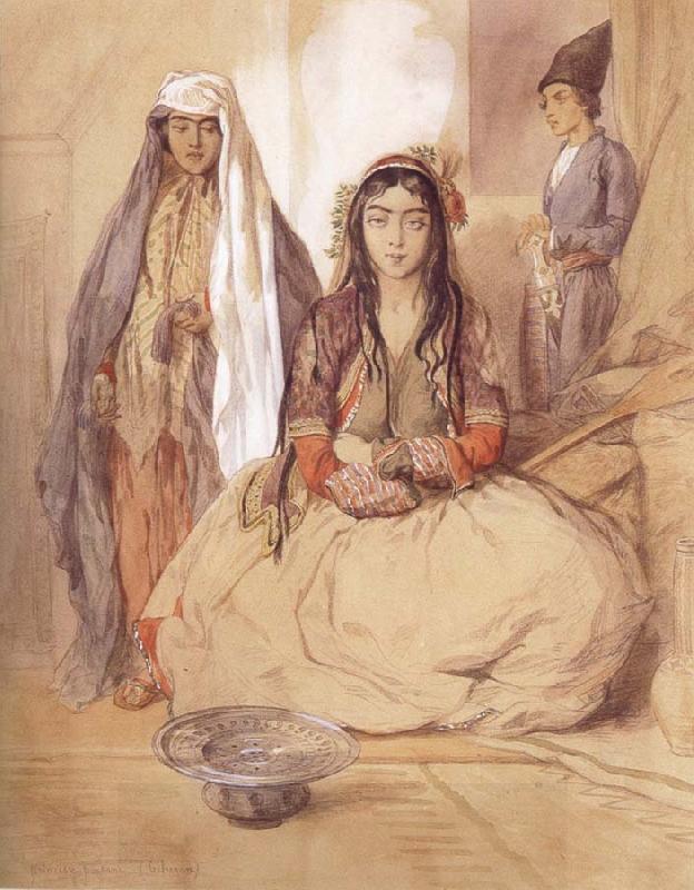 Jean-Paul Laurens Persian Princess China oil painting art